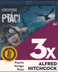 Kolekce 3BD Alfred Hitchcock (Psycho, Vertigo, Ptáci) 3x(Blu-ray)
