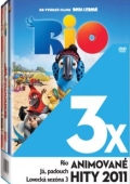 3x(DVD) Animované hity 2011 (Rio, Já, padouch, Lovecká sezona 3)