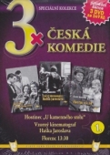 3x(DVD) Česká komedie I. (Hostinec U kamenného stolu + Vzorný kinematograf Haška Jaroslava + Florenc 13,30)