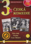 3x(DVD) Česká komedie II. (Nebe a dudy + Tři přání + U nás v Mechově)