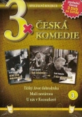 3x(DVD) Česká komedie III. (Těžký život dobrodruha + Muži nestárnou + U nás v Kocourkově)