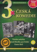 3x(DVD) Česká komedie IV. (Poslední mohykán + Prstýnek / Morálka paní Dulské + Kantor Ideál)