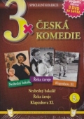 3x(DVD) Česká komedie V. (Nezbedný bakalář + Řeka čaruje + Klapzubova XI.)