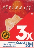 3x(DVD) Český film 2011 (Nevinnost, Román pro muže, Habermannův mlýn)