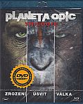 Planeta opic kolekce 3x(Blu-ray) (Planet Of The Apes) - sada 3BD (vyprodané)