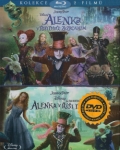 Alenka v říši divů + Alenka v říši divů: Za zrcadlem 2x(Blu-ray) (Alice in Wonderland + Alice Through the Looking Glass)