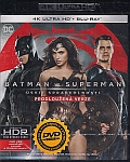 Batman vs. Superman: Úsvit spravedlnosti 2D prodloužená verze (UHD+BD) 2x(Blu-ray) (Batman V Superman: Dawn of Justice) - 4K Ultra HD Blu-ray