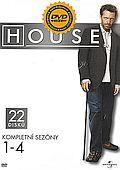 Dr. House: sezóna 1-4 série - 22x(DVD) kolekce
