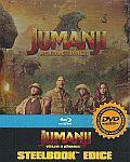 Jumanji 2: Vítejte v džungli (Blu-ray) (Jumanji: Welcome to the Jungle) (US artwork) - limitovaná edice steelbook