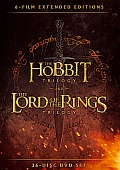 Kolekce Středozemě 36x(DVD) - prodloužené verze (Hobbit + Lord of the Rings) - vyprodané