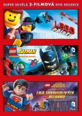 Lego kolekce 3x(DVD) (Lego příběh + Lego:Barman + Lego:DC - Liga spravedlných vs. Bizarro)