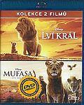 Lví král (2019) + Mufasa: Lví král 2x(Blu-ray) (Lion King (Live Action) + Mufasa: The Lion King 2-movie collection)