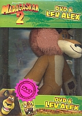 Madagaskar 2: Útěk do Afriky (DVD) + plyšák lev Alex (Madagascar: Escape 2 Africa)