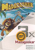 Madagaskar 1-3 - kompletní kolekce Madagaskar 1.-3. 3x(DVD)