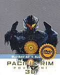 Pacific Rim: Povstání 3D+2D 2x(Blu-ray) (Pacific Rim: Uprising) - limitovaná edice steelbook 1