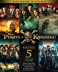 Piráti z Karibiku - sada filmů samostatně 1-5 5x(Blu-ray) (Pirates of the Caribbean collection)