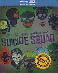 Sebevražedný oddíl 3D+2D 2x(Blu-ray) (Suicide Squad) - limitovaná sběratelská edice steelbook 2016