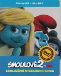 Šmoulové 2 3D+2D 2x(Blu-ray) (Smurfs 2) - steelbook