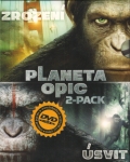 2BD Úsvit planety opic / Zrození planety opic 2x(Blu-ray)
