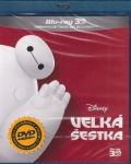 Velká šestka 3D+2D 2x(Blu-ray) (Big Hero 6)