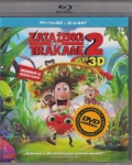 Zataženo, občas trakaře 2 3D+2D 2x(Blu-ray) (Cloudy with a Chance of Meatballs 2) - AKCE 1+1 za 599