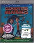 Zataženo, občas trakaře 1 3D [Blu-ray] (Cloudy with a Chance of Meatballs) - AKCE 1+1 za 799