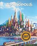 Zootropolis: Město zvířat 3D+2D 2x(Blu-ray) - steelbook FullSlip + Lentikulární Magnet EDITION