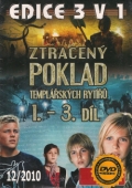 Ztracený poklad templářských rytířů 1-3 - kolekce 3x(DVD)