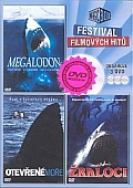 3x(DVD) Megalondon + Otevřené moře + Žraloci