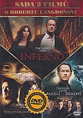 3x(DVD) Dan Brown (Inferno, Andělé a démoni, Šifra mistra Leonarda) - BAZAR