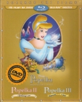 Popelka kolekce 3 filmů na 2x(Blu-ray) (Cinderella) - vyprodané