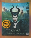 Zloba - Královna černé magie 3D+2D 2x(Blu-ray) (Maleficent)